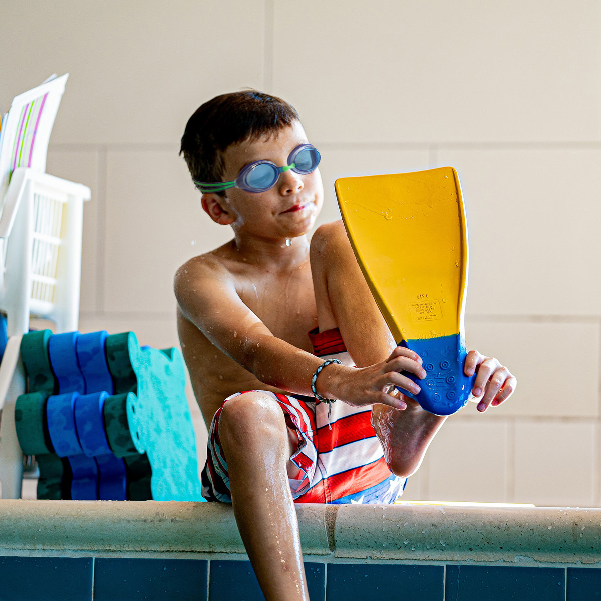 FINIS Ripple svømmebrille til børn - uden spejl